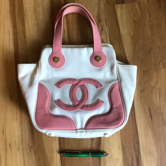 Chanel cloth/canvas small baguette - Picture 8 of 8